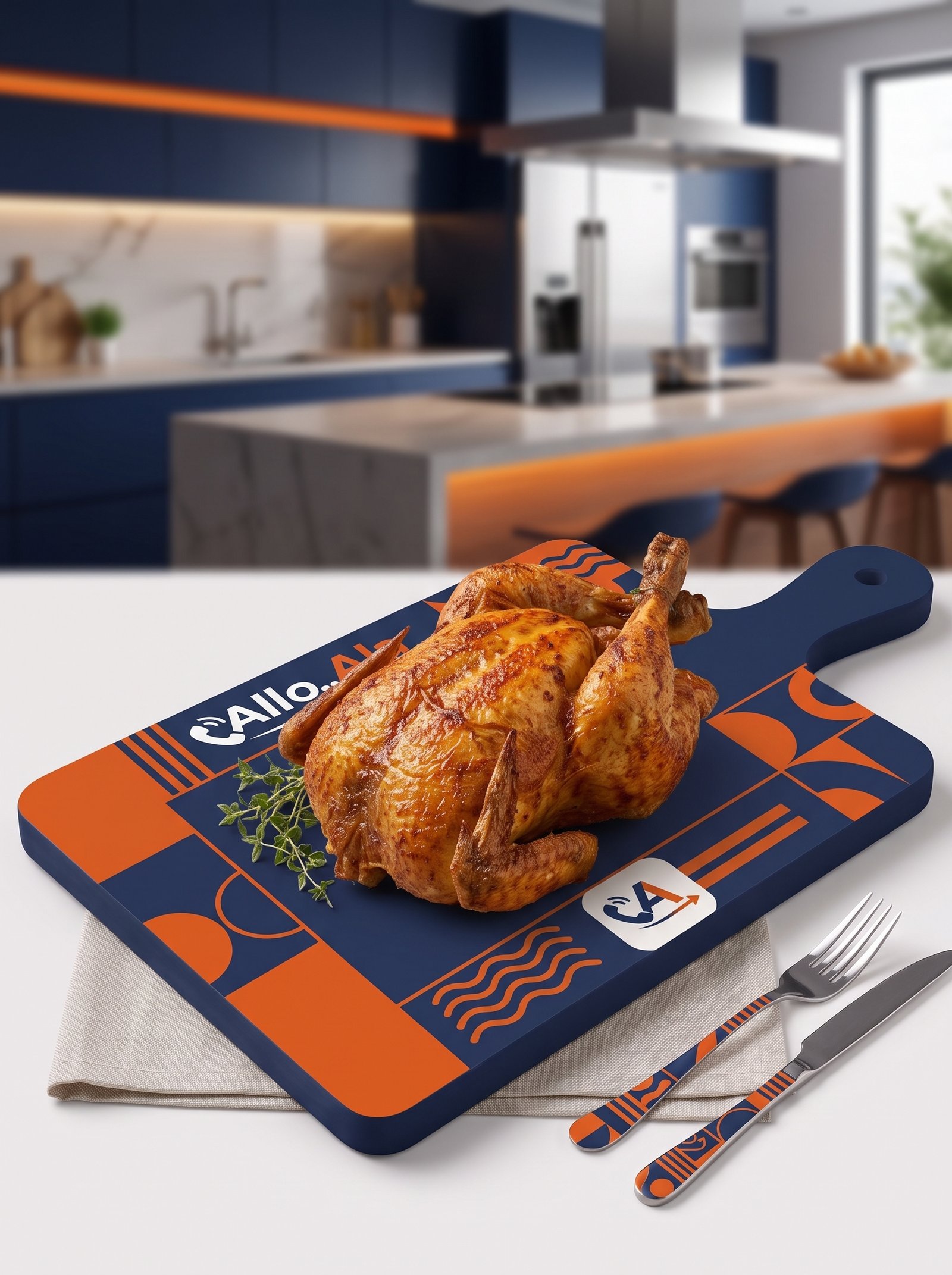 1/4 Poulet Sec
